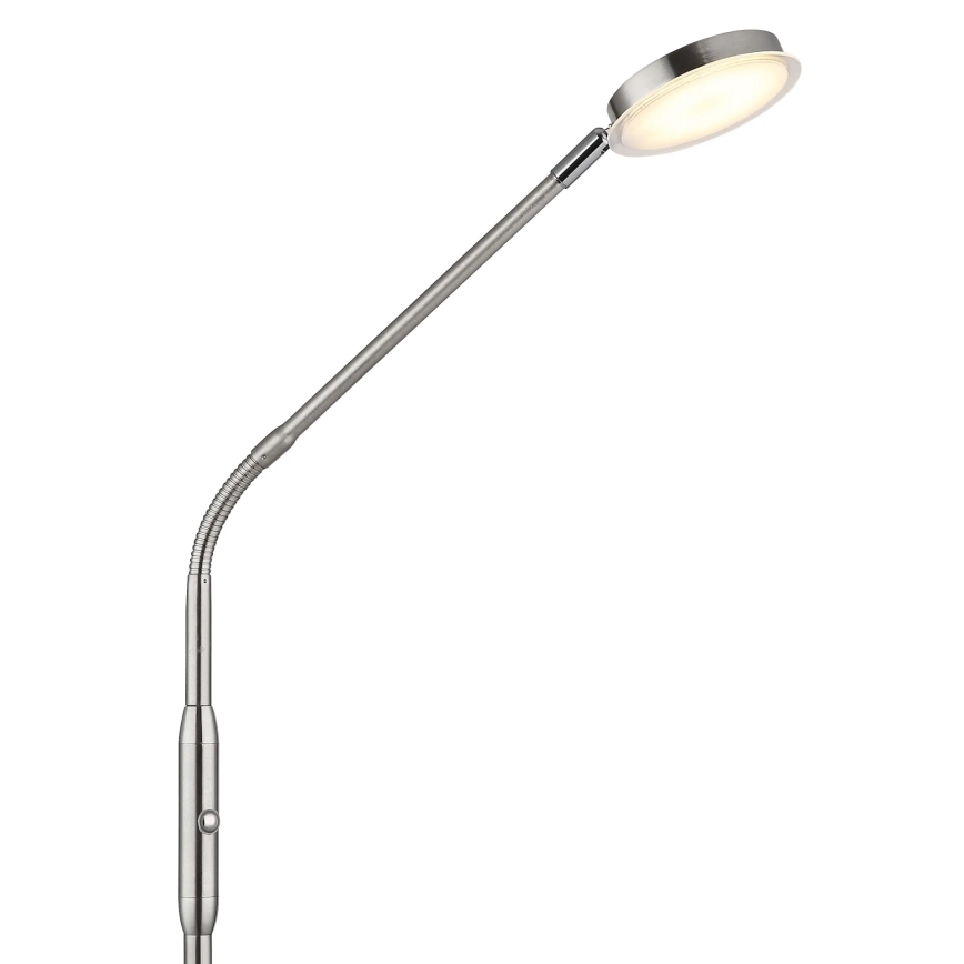 Globo - Candeeiro de pé LED dimerizável com controlo tátil LED/6,5W/230V 2700/3350/4000K cromado fosco