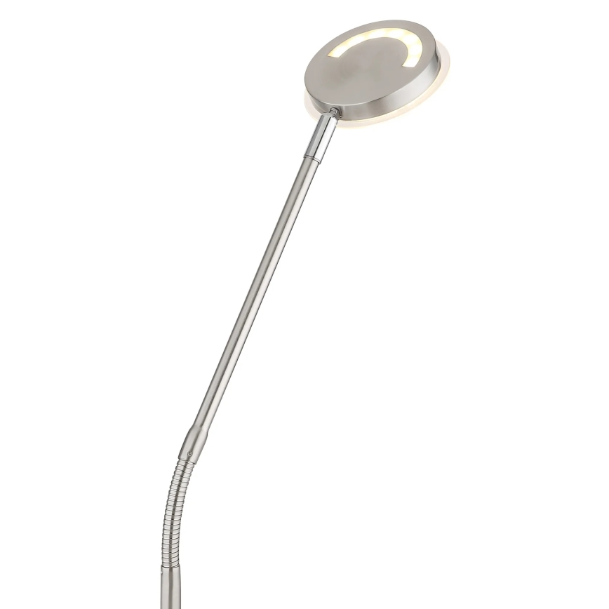 Globo - Candeeiro de pé LED dimerizável com controlo tátil LED/6,5W/230V 2700/3350/4000K cromado fosco