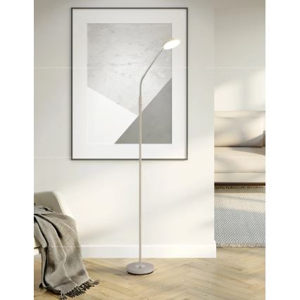 Globo - Candeeiro de pé LED dimerizável com controlo tátil LED/6,5W/230V 2700/3350/4000K bege