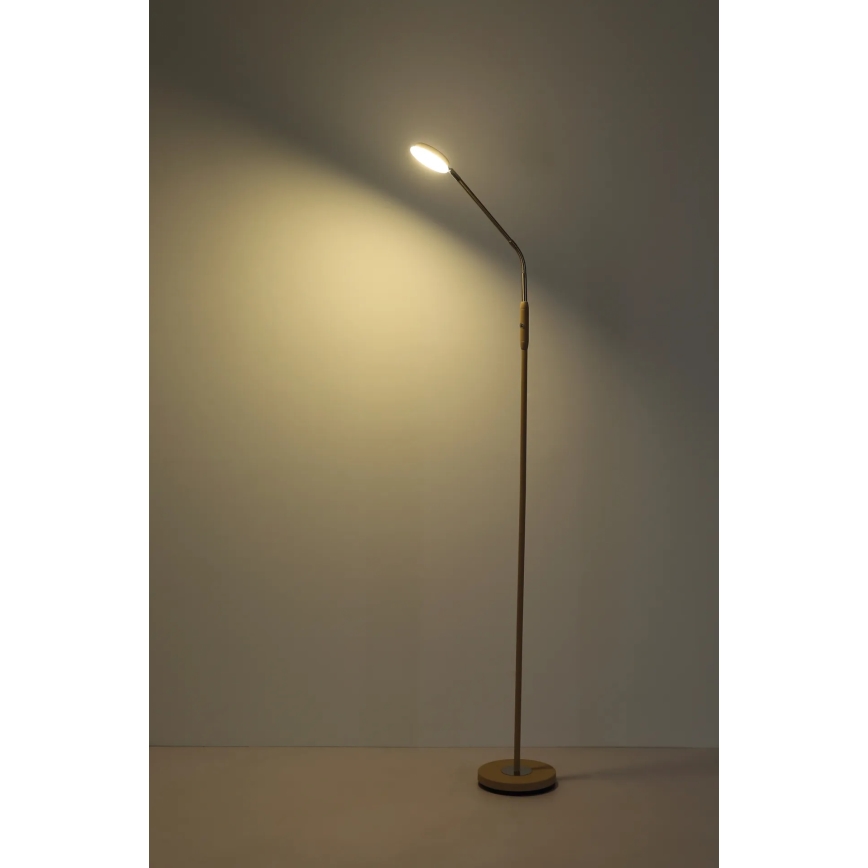 Globo - Candeeiro de pé LED dimerizável com controlo tátil LED/6,5W/230V 2700/3350/4000K bege