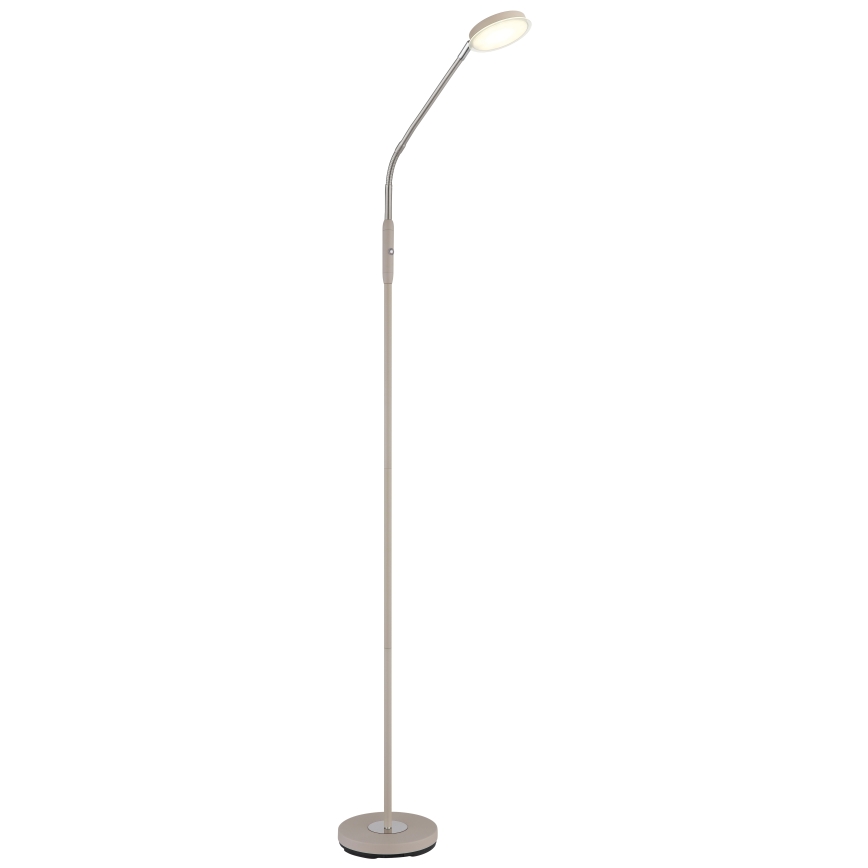 Globo - Candeeiro de pé LED dimerizável com controlo tátil LED/6,5W/230V 2700/3350/4000K bege