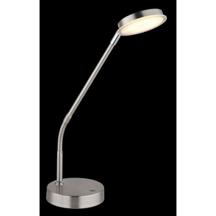 Globo - Candeeiro de mesa LED regulável com sensor de toque LED/6,5W/230V 2700/3350/4000K cromo mate