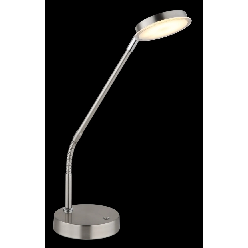 Globo - Candeeiro de mesa LED regulável com sensor de toque LED/6,5W/230V 2700/3350/4000K cromo mate