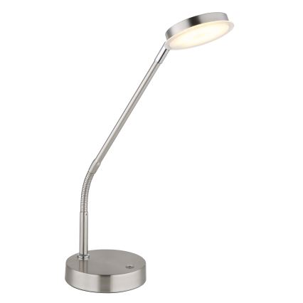 Globo - Candeeiro de mesa LED regulável com sensor de toque LED/6,5W/230V 2700/3350/4000K cromo mate