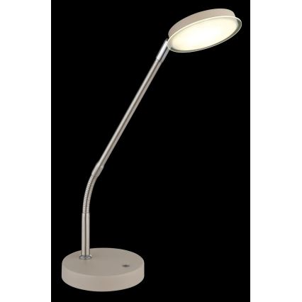 Globo - Lâmpada de Mesa Tátil Dimerizável LED/6,5W/230V 2700/3350/4000K bege