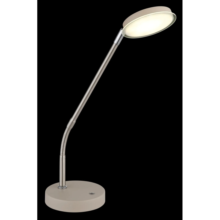 Globo - Lâmpada de Mesa Tátil Dimerizável LED/6,5W/230V 2700/3350/4000K bege