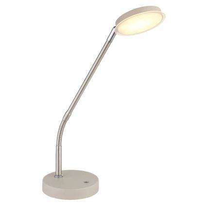Globo - Lâmpada de Mesa Tátil Dimerizável LED/6,5W/230V 2700/3350/4000K bege