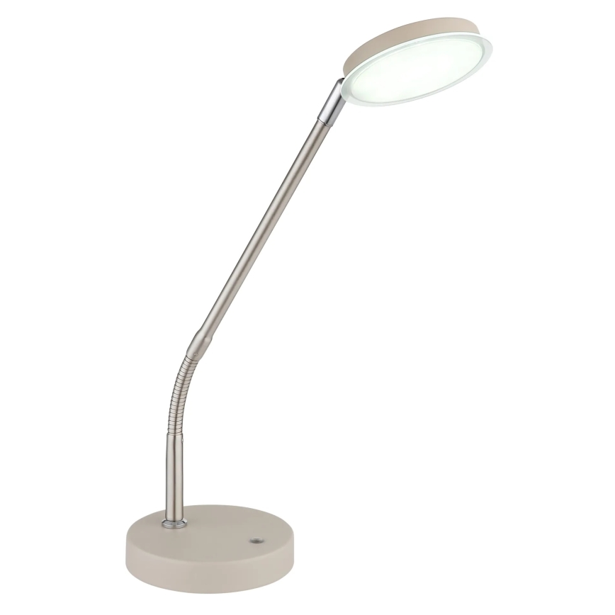 Globo - Lâmpada de Mesa Tátil Dimerizável LED/6,5W/230V 2700/3350/4000K bege