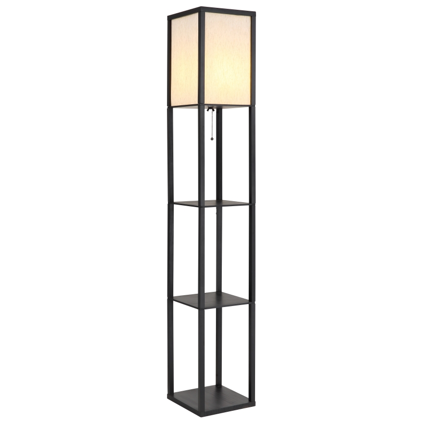Globo - Candeeiro de pé 1xE27/60W/230V preto