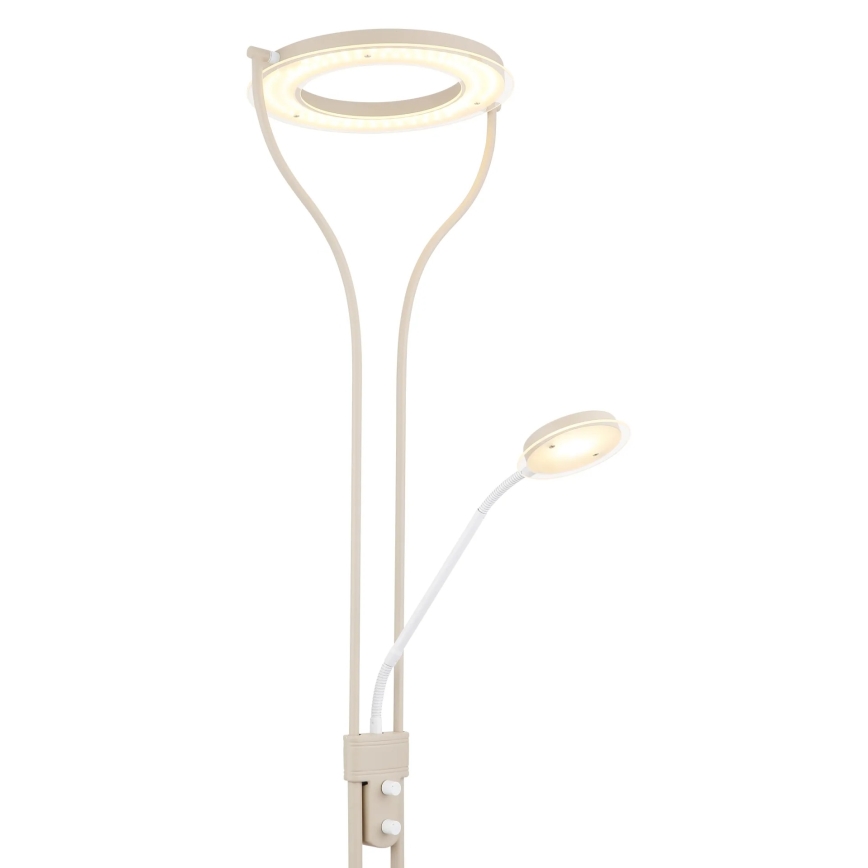 Globo - Candeeiro de pé LED dimerizável LED/20W/230V + LED/4W 3000K