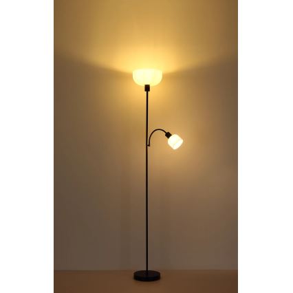 Globo - Candeeiro de pé 1xE27/40W/230V + 1xE14/25W