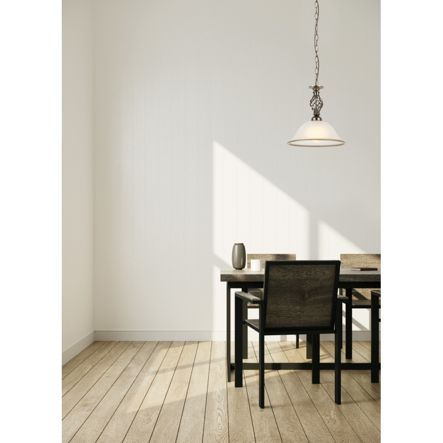 Globo - Candeeiro numa corrente 1xE27/60W/230V