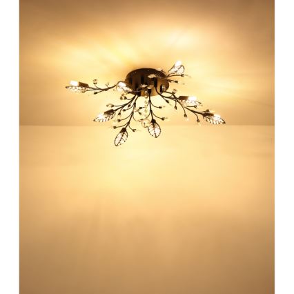 Globo - Candeeiro de teto 8xG9/5W/230V diâmetro 76 cm