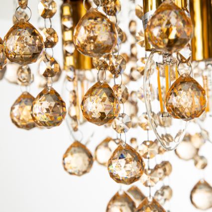 Globo - Iluminação de teto 3xE14/40W/230V diâmetro 38 cm dourado