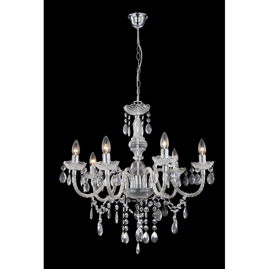 Globo - Luz de teto pendente 6xE14/40W/230V