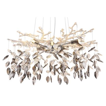 Globo - Candeeiro suspenso 8xG9/8W/230V diâmetro 61 cm cromado brilhante