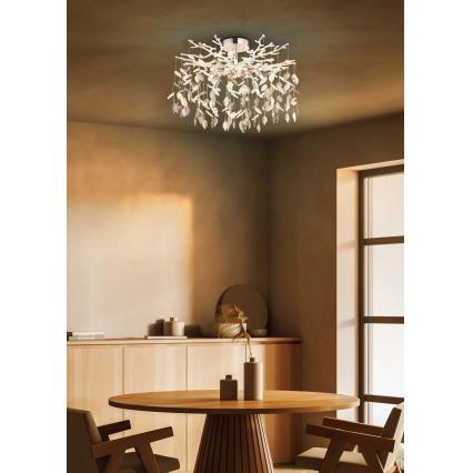 Globo - Lustre em haste 8xG9/8W/230V cromado brilhante