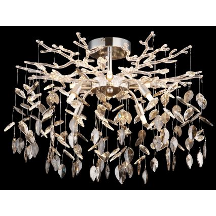 Globo - Lustre em haste 8xG9/8W/230V cromado brilhante
