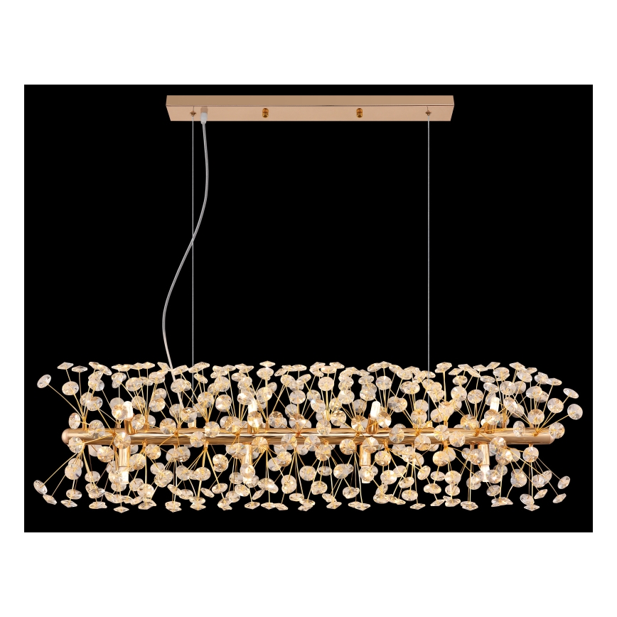 Globo - Lustre LED suspenso por cabo 12xG9/3,5W/230V dourado
