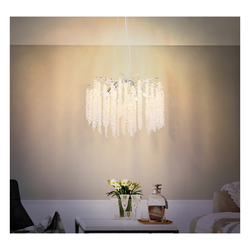Globo - Lustre LED pendente em cabo 6xG9/8W/230V