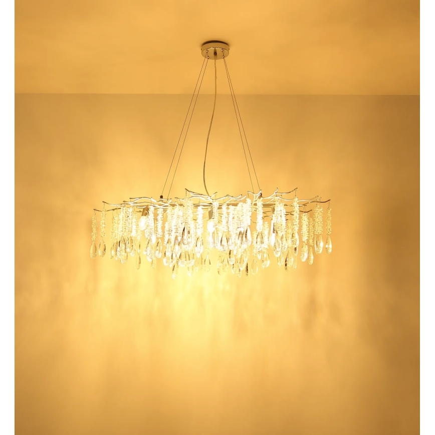 Globo - Lustre suspenso por cabo 12xE14/40W/230V