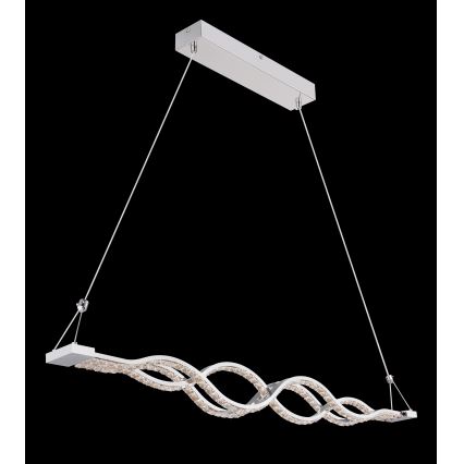 Globo - Lustre LED regulável suspenso por cabo LED/30W/230V + controlo remoto