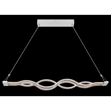 Globo - Lustre LED regulável suspenso por cabo LED/30W/230V + controlo remoto