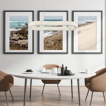 Globo - Lustre LED regulável em cabo LED/58W/230V 2700-6000K + comando à distância