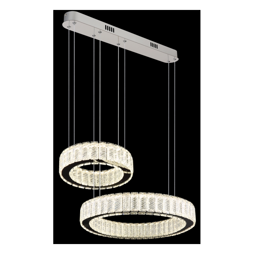 Globo - Lustre LED regulável em cabo LED/80W/230V 2700-6000K + controlo remoto