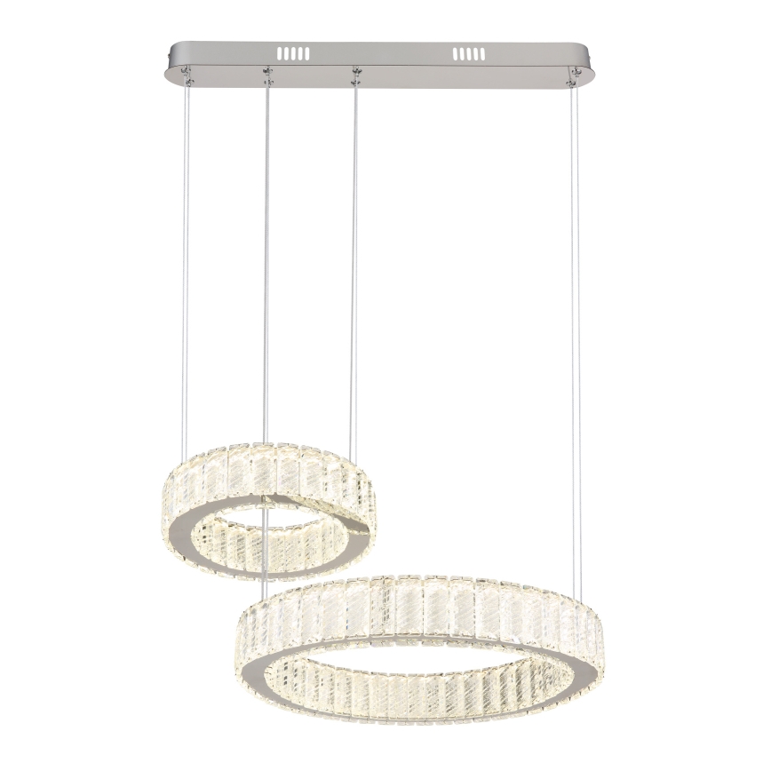 Globo - Lustre LED regulável em cabo LED/80W/230V 2700-6000K + controlo remoto