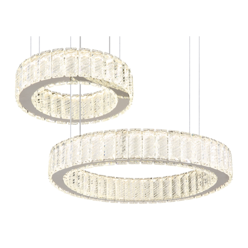 Globo - Lustre LED regulável em cabo LED/80W/230V 2700-6000K + controlo remoto