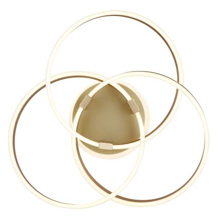 Globo - Candeeiro de teto LED dimerizável LED/56W/230V 2700-6000K 57,5x60 cm dourado + comando remoto
