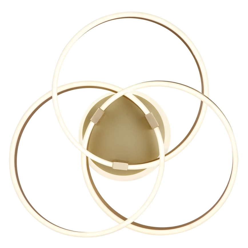 Globo - Candeeiro de teto LED dimerizável LED/56W/230V 2700-6000K 57,5x60 cm dourado + comando remoto
