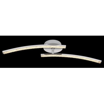 Globo - Candelabro montado à superfície, de casa de banho LED 2xLED/6W/230V IP44