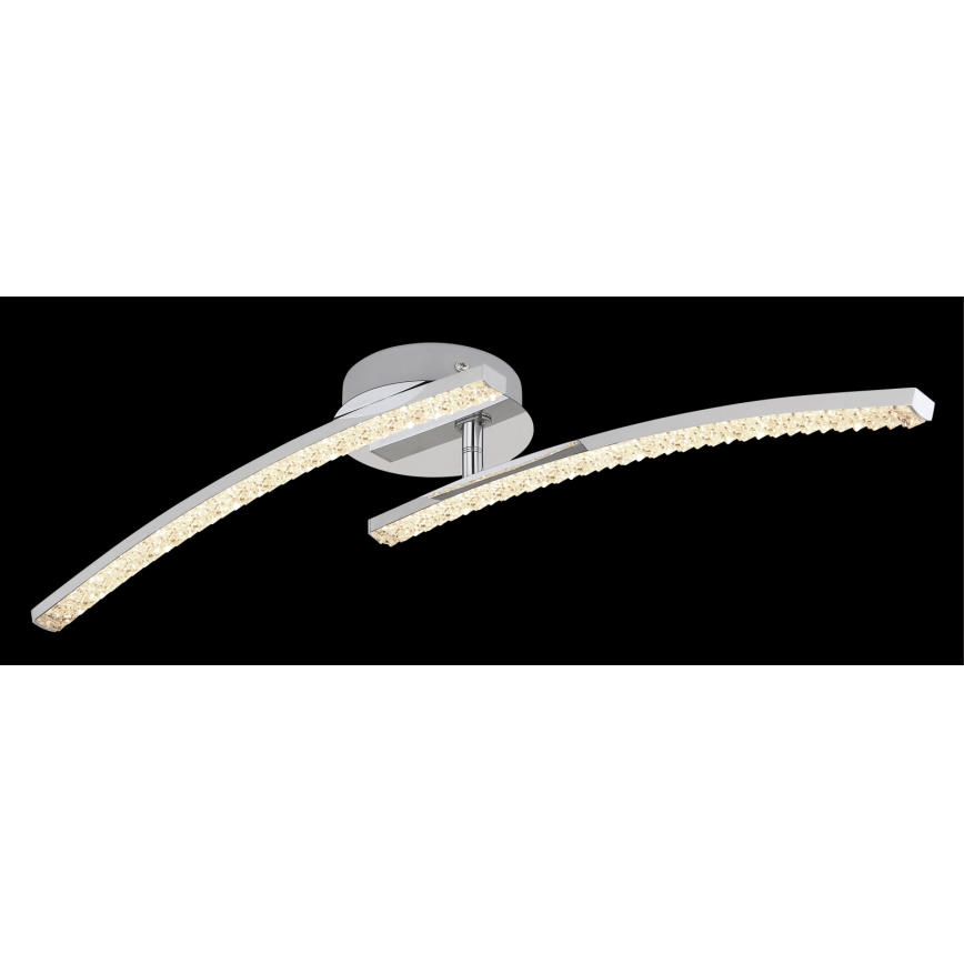 Globo - Candelabro montado à superfície, de casa de banho LED 2xLED/6W/230V IP44