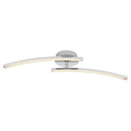 Globo - Candelabro montado à superfície, de casa de banho LED 2xLED/6W/230V IP44