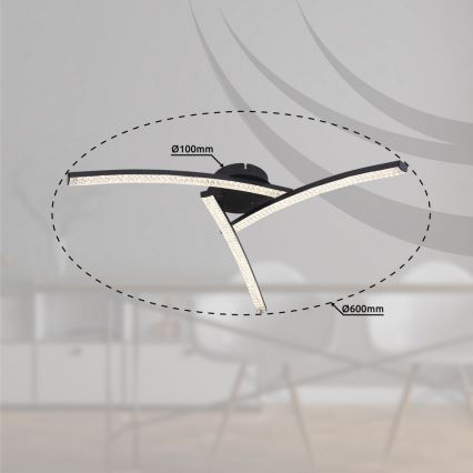 Globo - Lustre de tecto LED de montagem em superfície/18W/230V 2700/4000/6000K