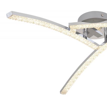 Globo - Candelabro montado à superfície, de casa de banho LED 3xLED/6W/230V IP44