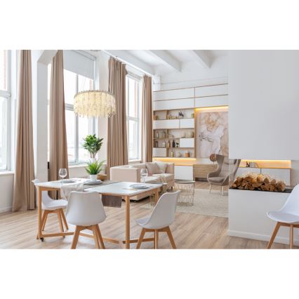 Globo - Lustre pendente em cabo LED/58W/230V 2700-6000K + comando remoto