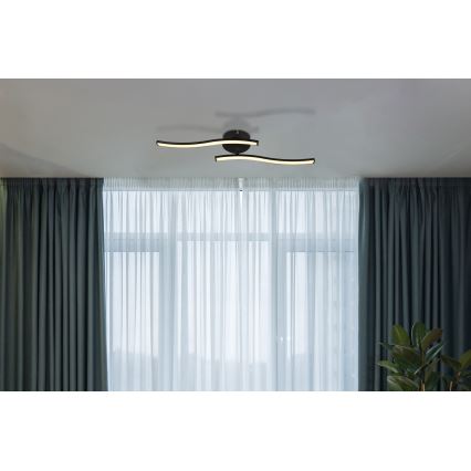 Globo - Candeeiro  integrado LED LED/12W/230V 3000K preto