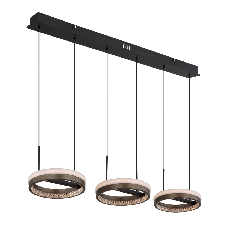 Globo - Lustre LED suspenso em cabo LED/40W/230V 3000/4000/6000K