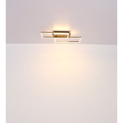 Globo - Iluminação de teto LED LED/40W/230V 62x27 cm cromado mate/preto