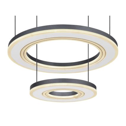 Globo - Candeeiro suspenso LED com regulação LED/50W/230V 2700-6000K diâmetro 50 cm preto + comando