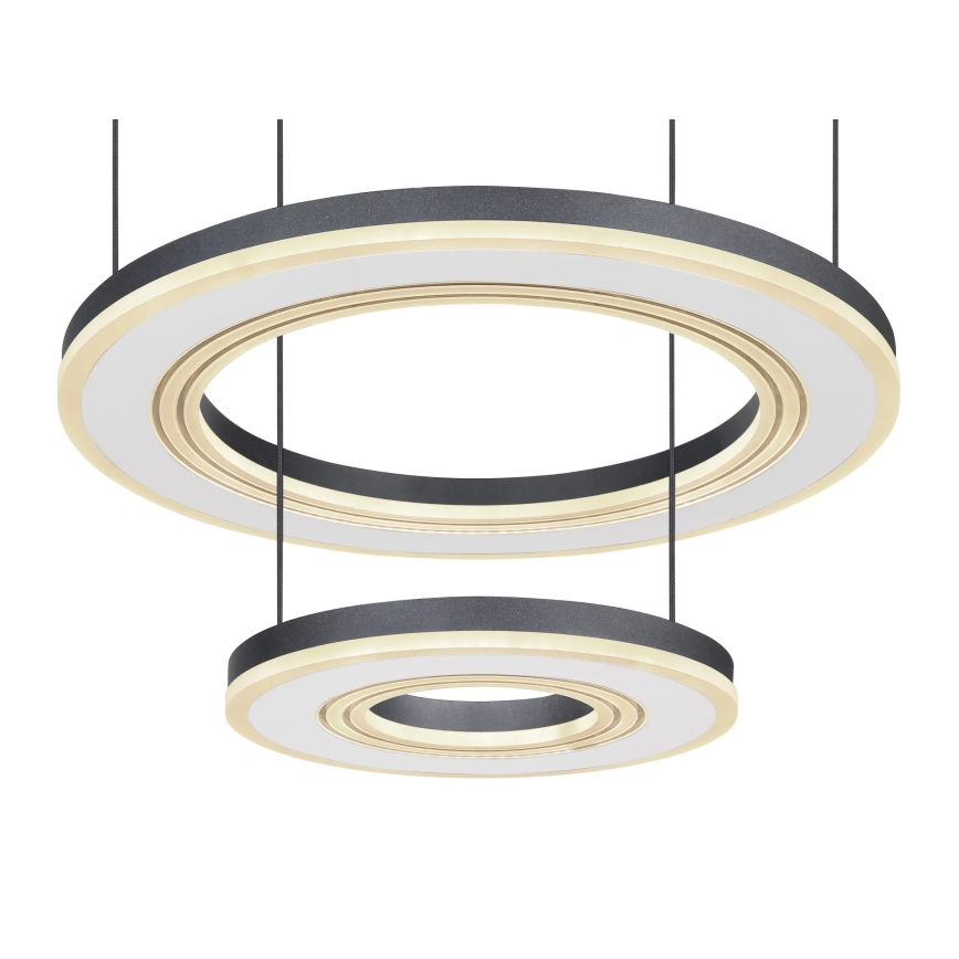 Globo - Candeeiro suspenso LED com regulação LED/50W/230V 2700-6000K diâmetro 50 cm preto + comando