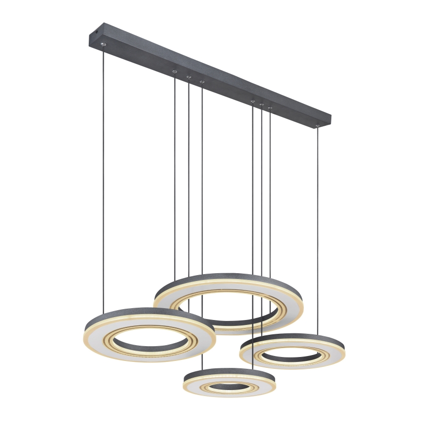Globo - Candeeiro suspenso LED com regulação LED/80W/230V 2700-6000K preto + comando