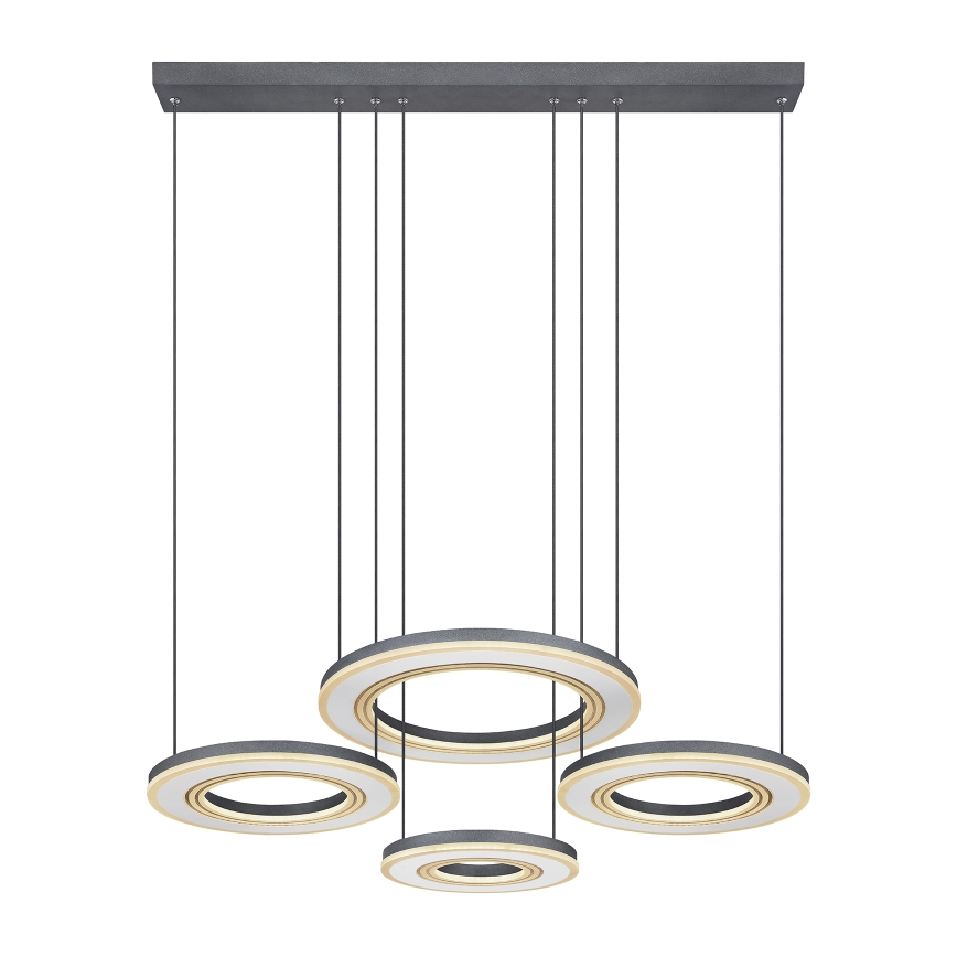 Globo - Candeeiro suspenso LED com regulação LED/80W/230V 2700-6000K preto + comando