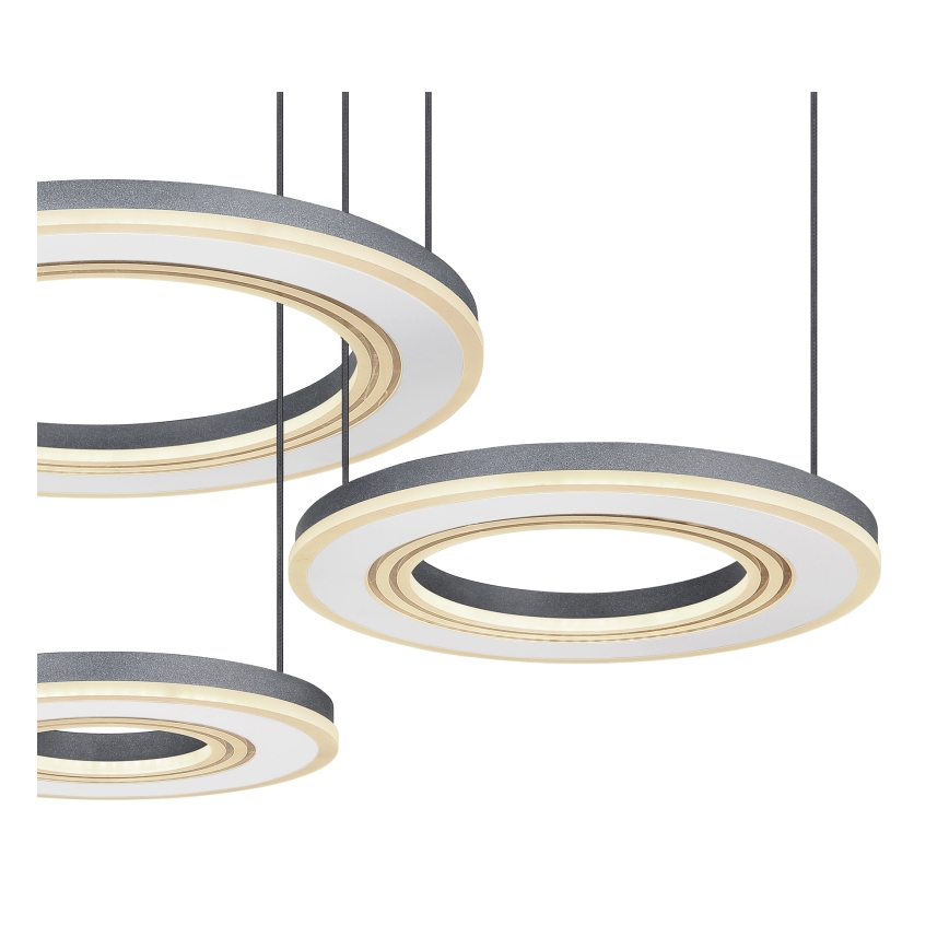 Globo - Candeeiro suspenso LED com regulação LED/80W/230V 2700-6000K preto + comando