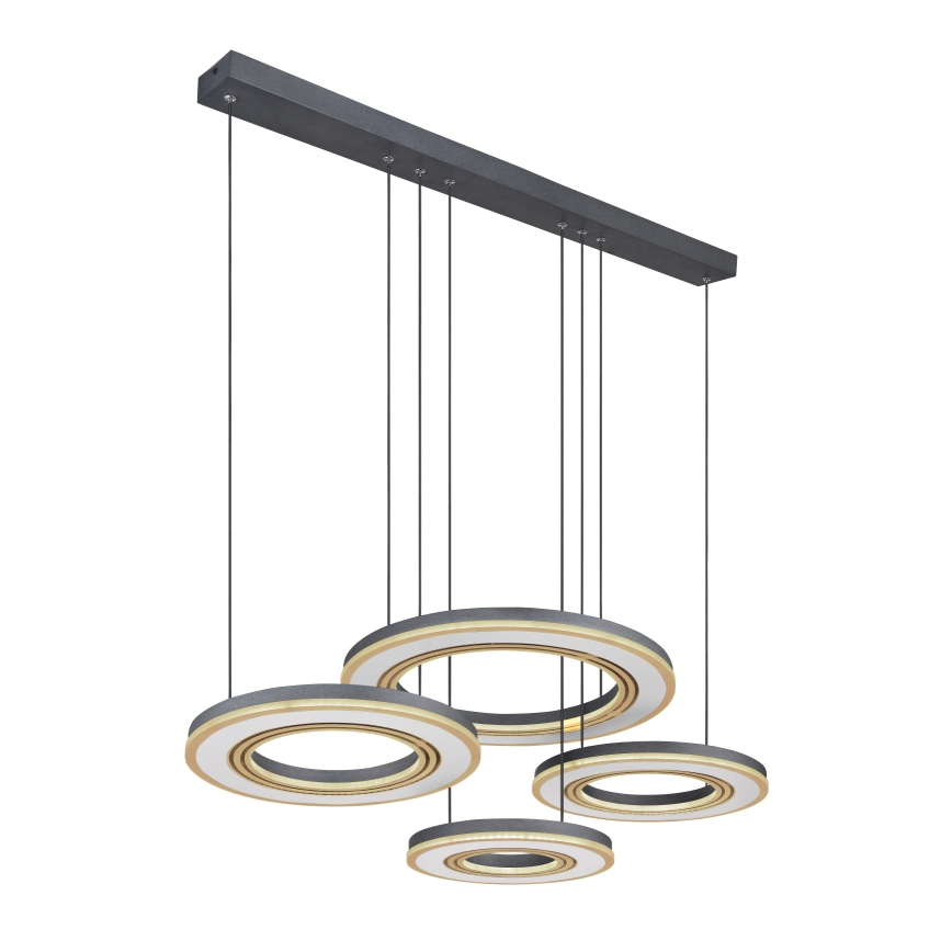 Globo - Candeeiro suspenso LED com regulação LED/80W/230V 2700-6000K preto + comando