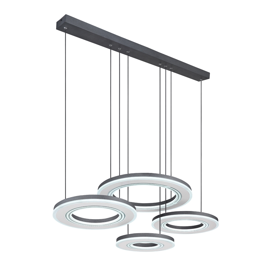 Globo - Candeeiro suspenso LED com regulação LED/80W/230V 2700-6000K preto + comando
