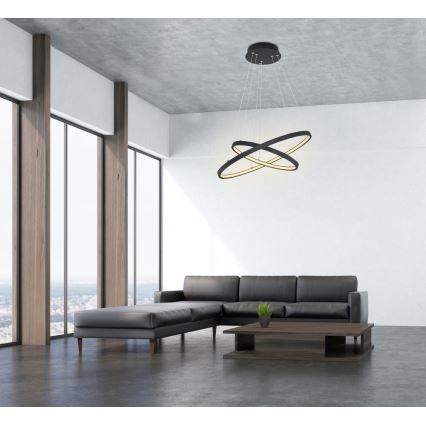 Globo - Candeeiro de teto LED regulável com cabo 2xLED/21W/230V